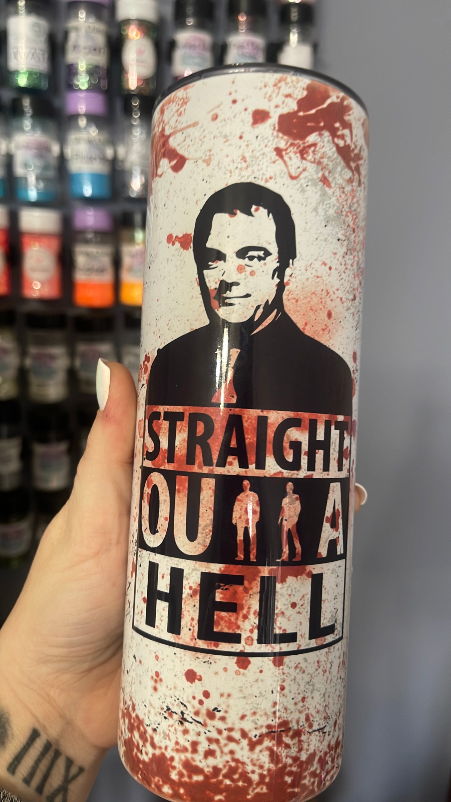 King of hell tumbler