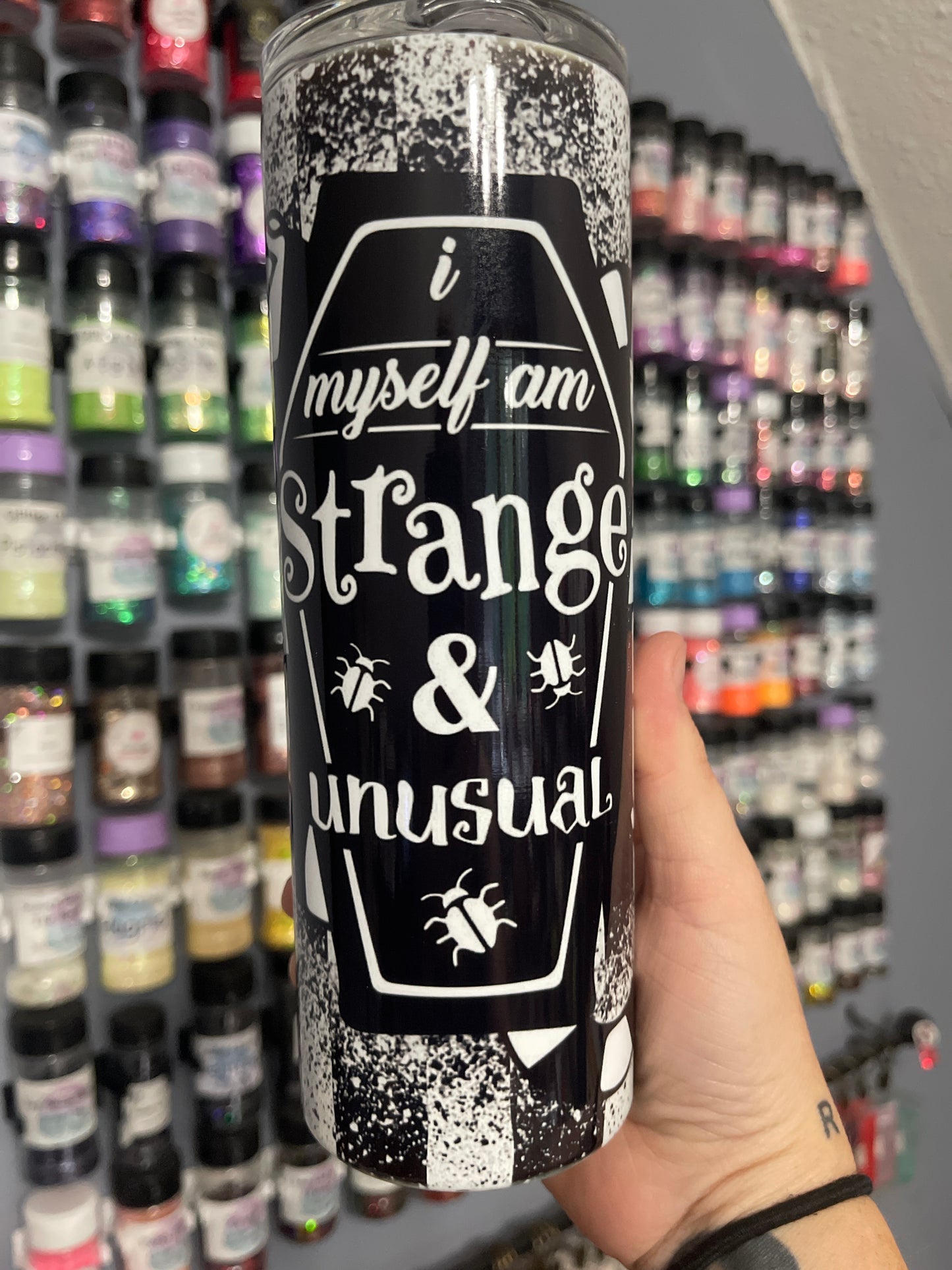 Strange & unusual tumbler