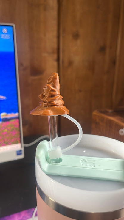 Sorting hat straw topper