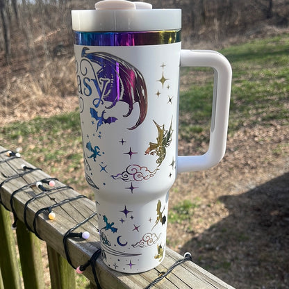 Fantasy rainbow tumbler