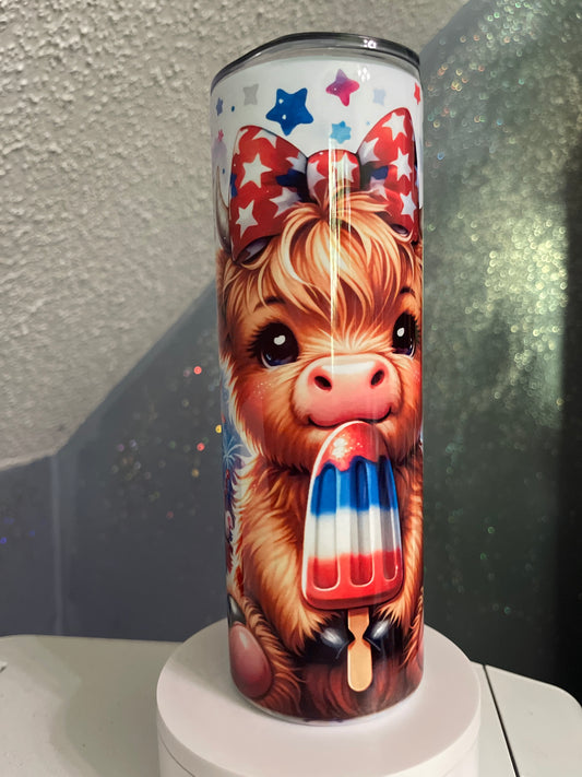 Fourth cow tumbler