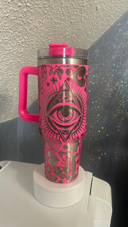 Boho love tumbler