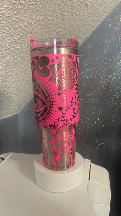 Boho love tumbler