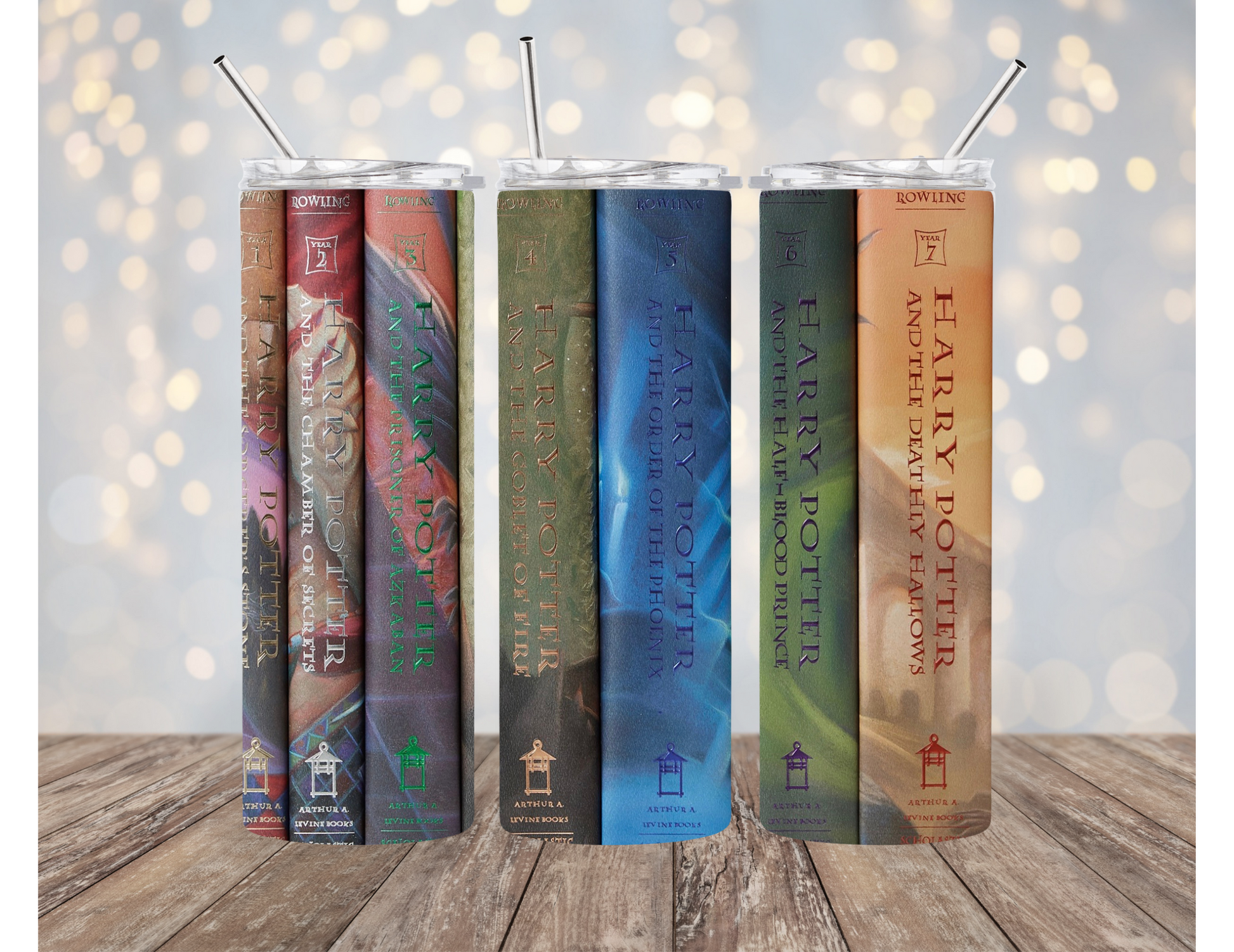 Harry Potter Book Series Tumbler