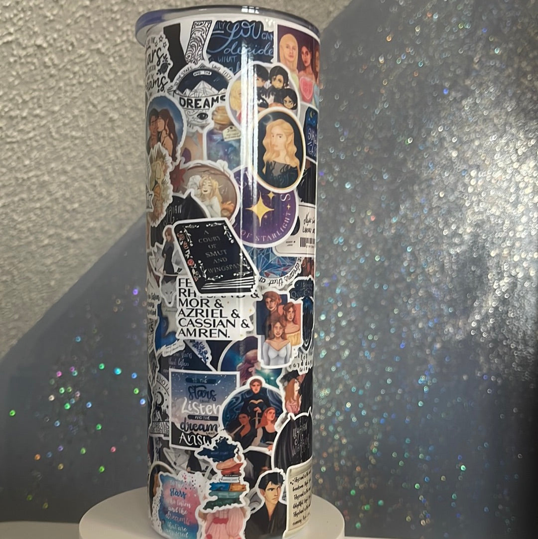 “Sticker” acotar tumbler