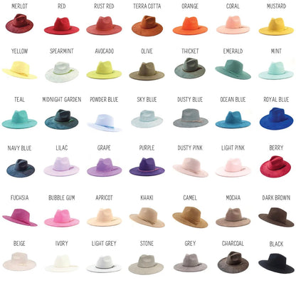 Skull and roses wide brim hat