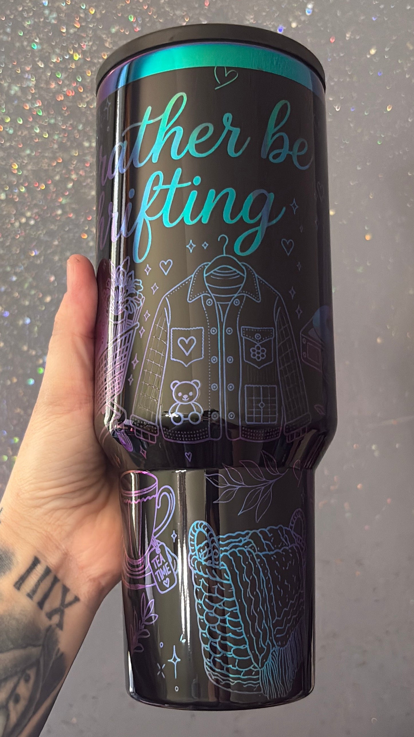 I’d rather be thrifting 40 ounce tumbler