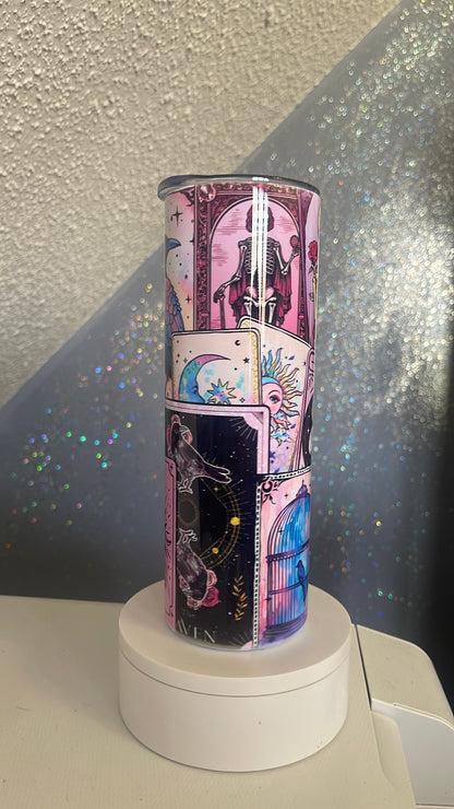 Tarot card tumbler