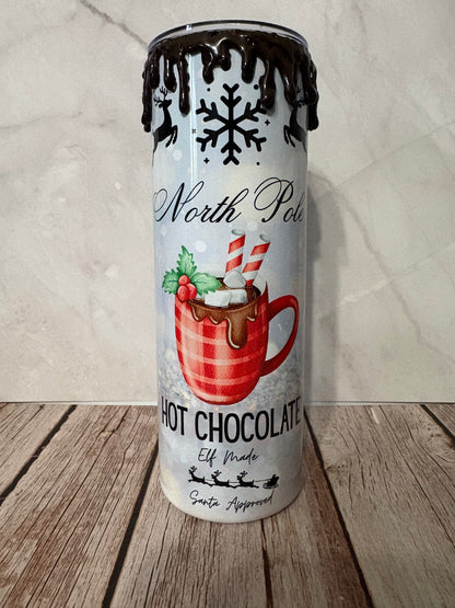 Hot chocolate drip tumbler