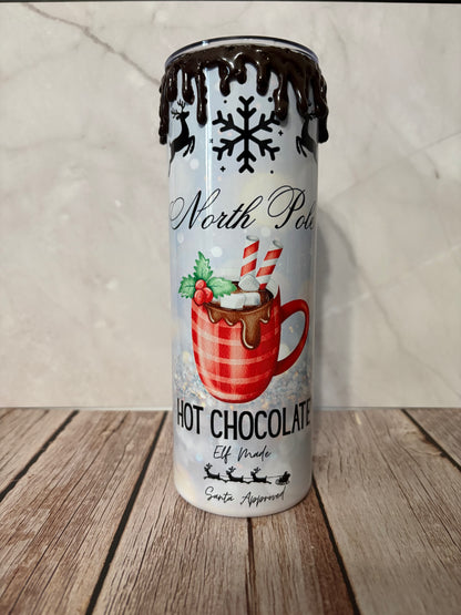 Hot chocolate drip tumbler
